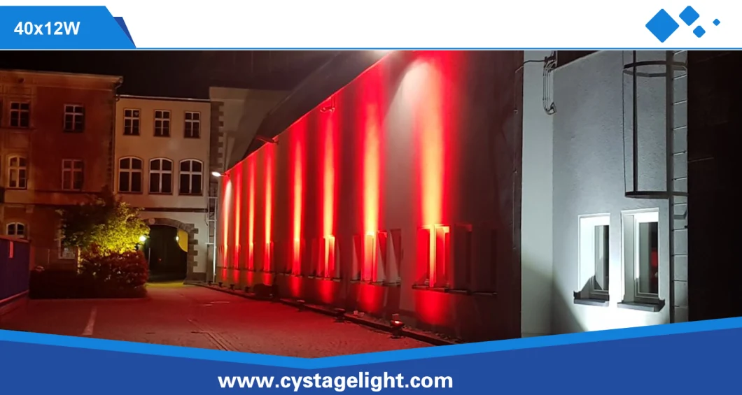 IP65 Highly Waterproof Wall Washer 400W LED City Color Light